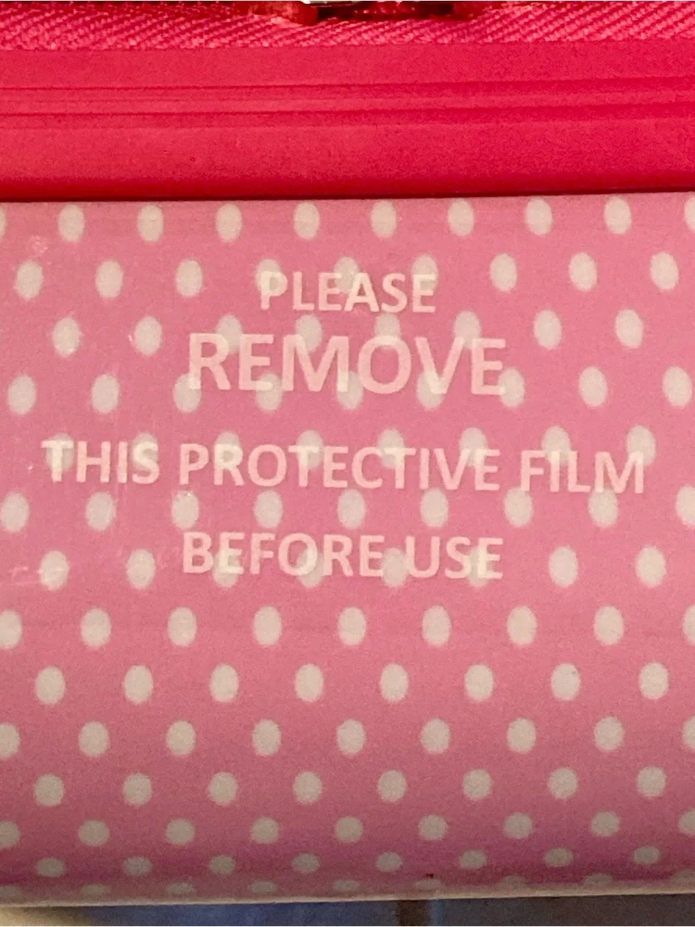 NWT Hello Kitty and Friends Pink Polka Dot Kids Rolling Suitcase